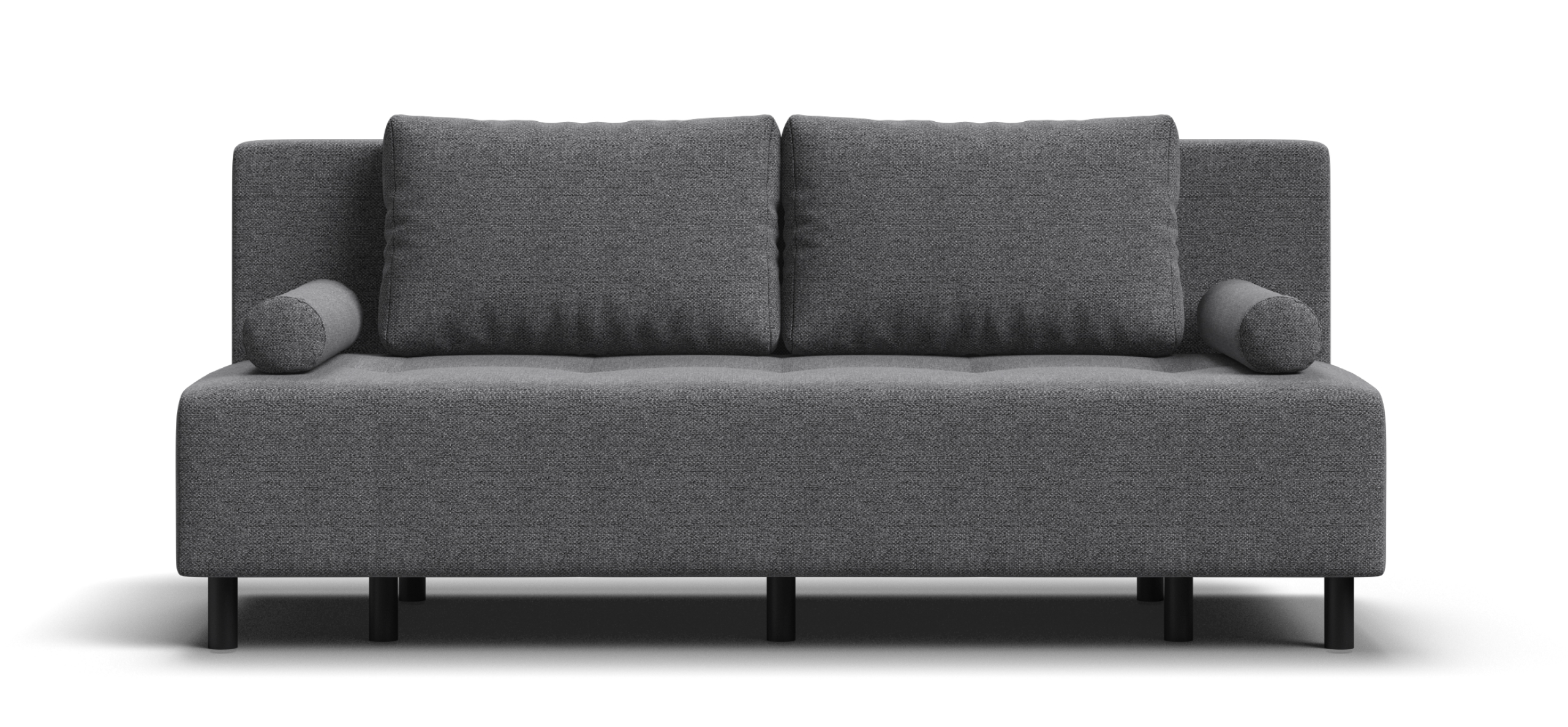 Диван Бостон Мини Рогожка Мальмо серый