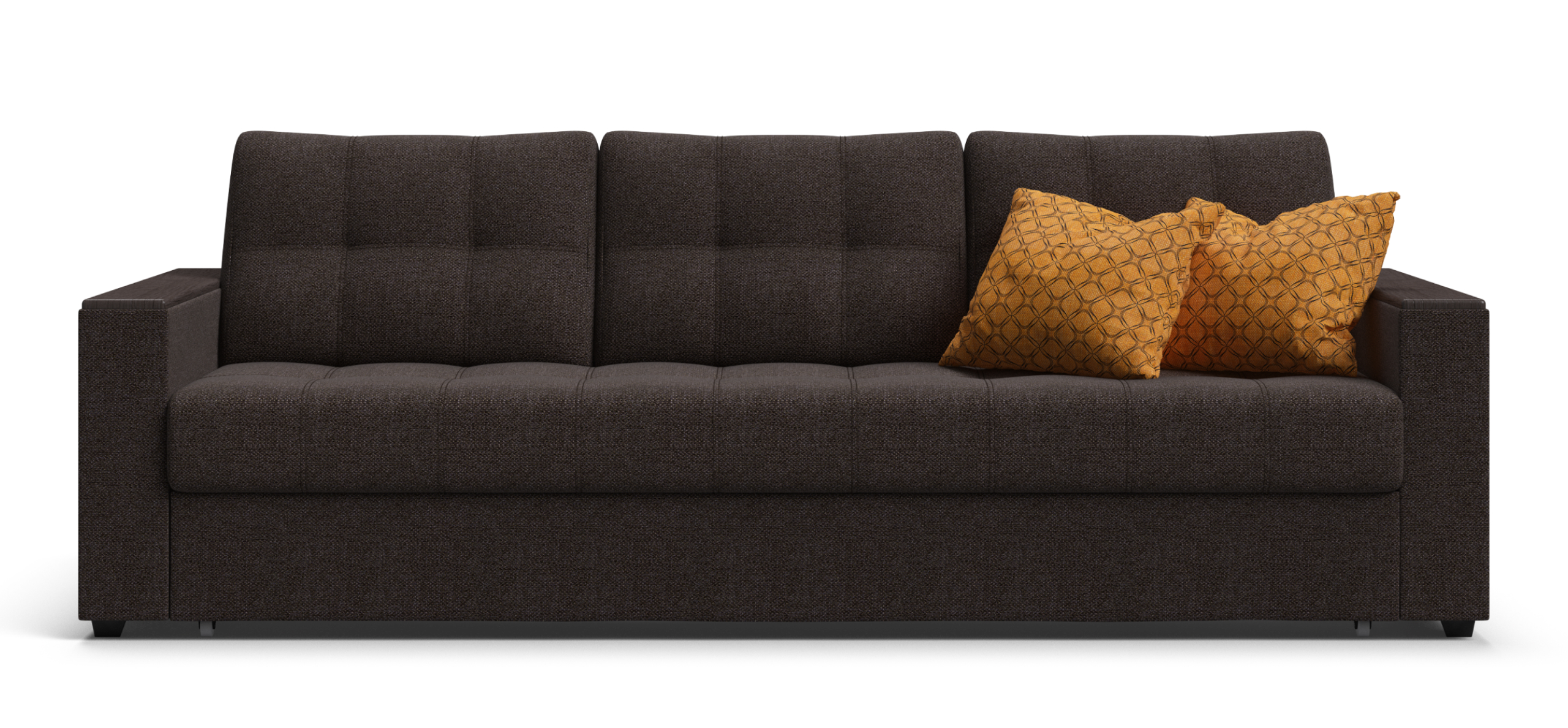 Диван Атланта НПБ 120 Рогожка Мальмо шоколад