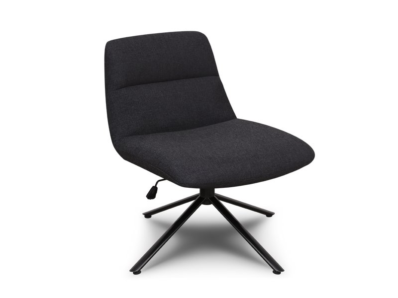 Кресло поворотное Брувис Рогожка Графитовый