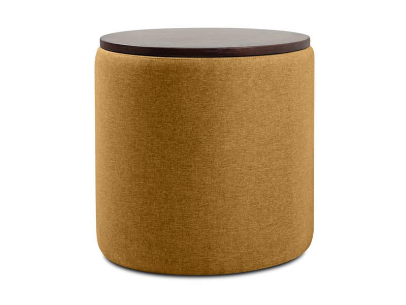 Пуф Арис Рогожка Желтый