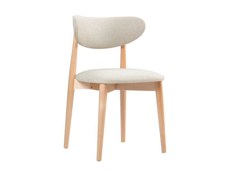 Стул Торвалль Рогожка Светло-серый/Натуральный