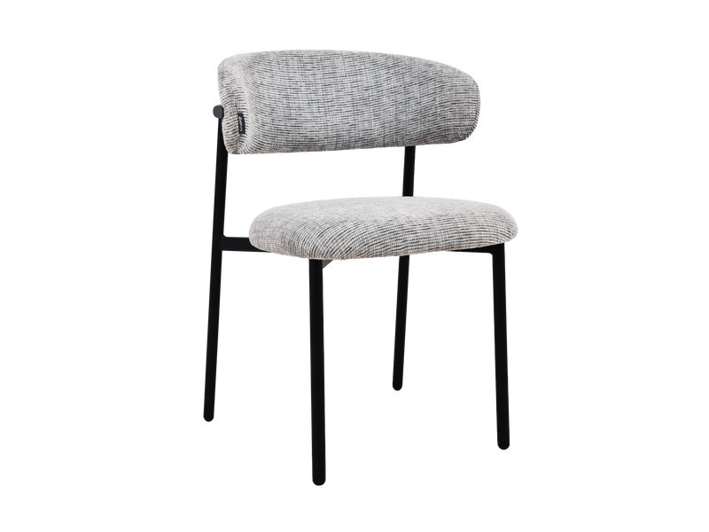 Стул Клейв-2 Рогожка Серый/Черный