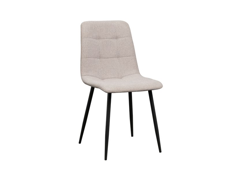 Стул Гвен Рогожка Серый/Черный