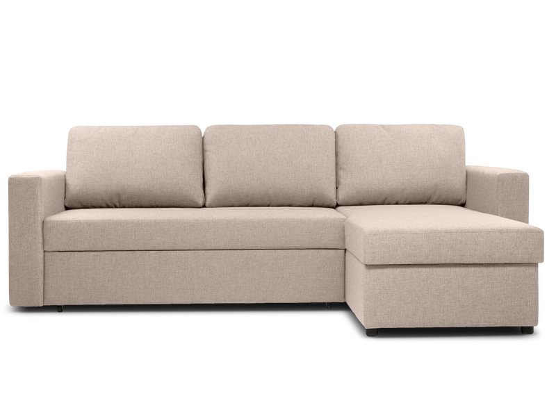 Диван угловой Порту Рогожка Кремовый