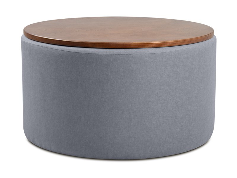 Пуф Арис-2 Рогожка Серый