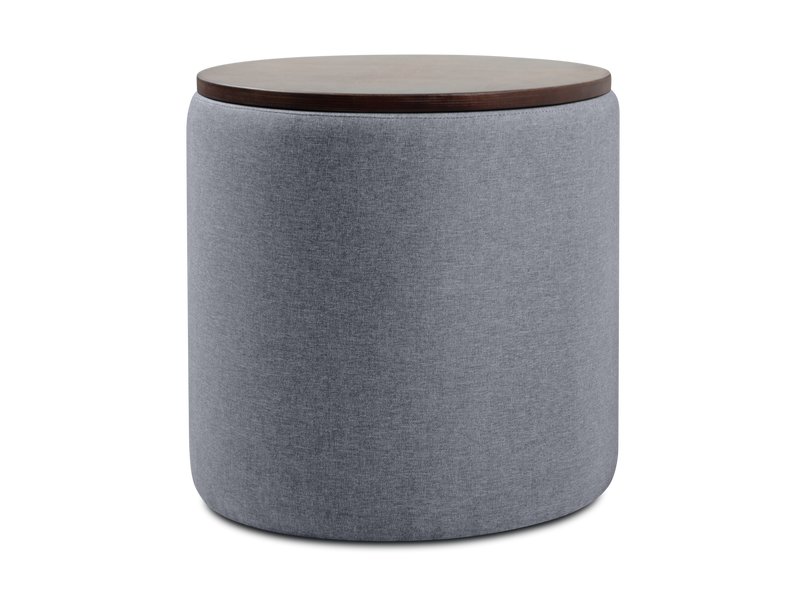 Пуф Арис Рогожка Серый