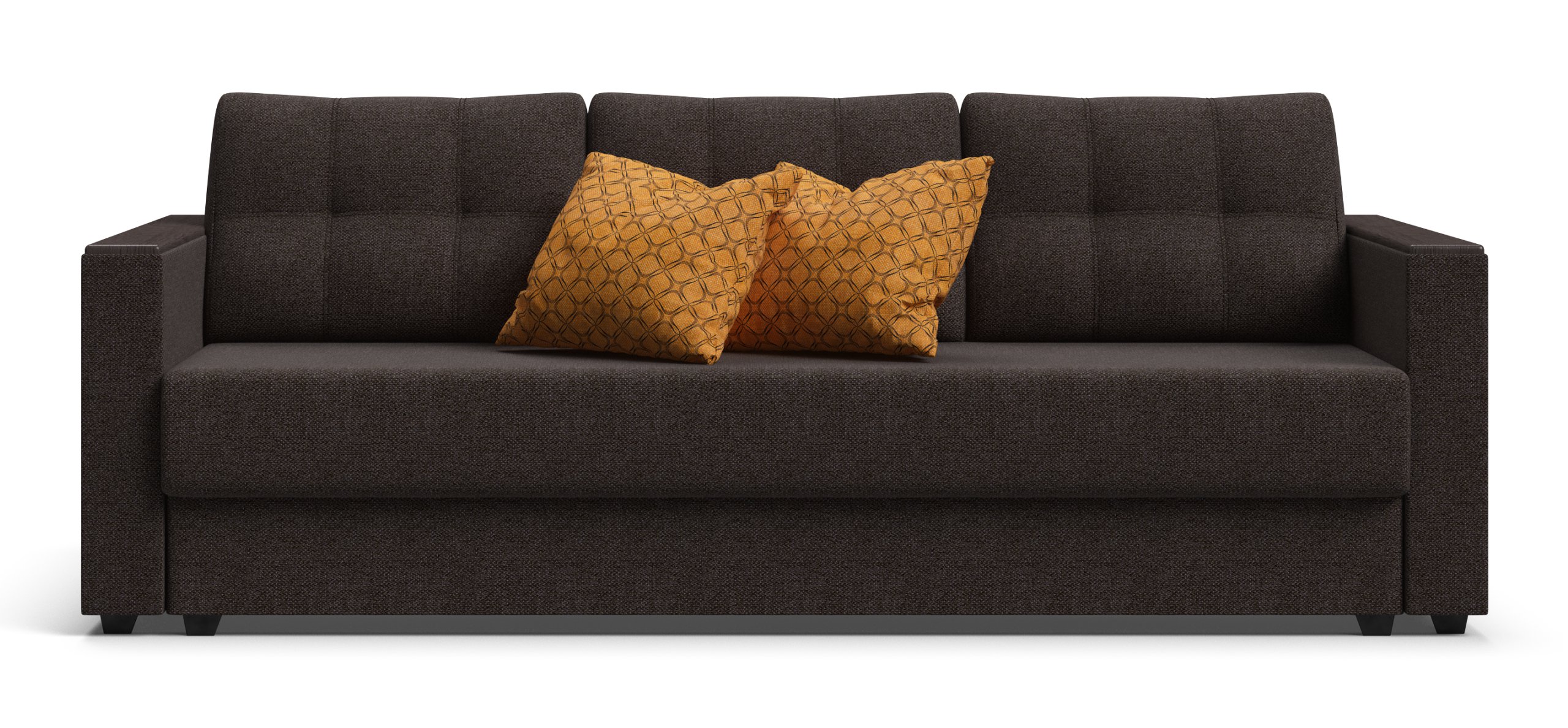 Диван Атланта Рогожка Мальмо шоколад