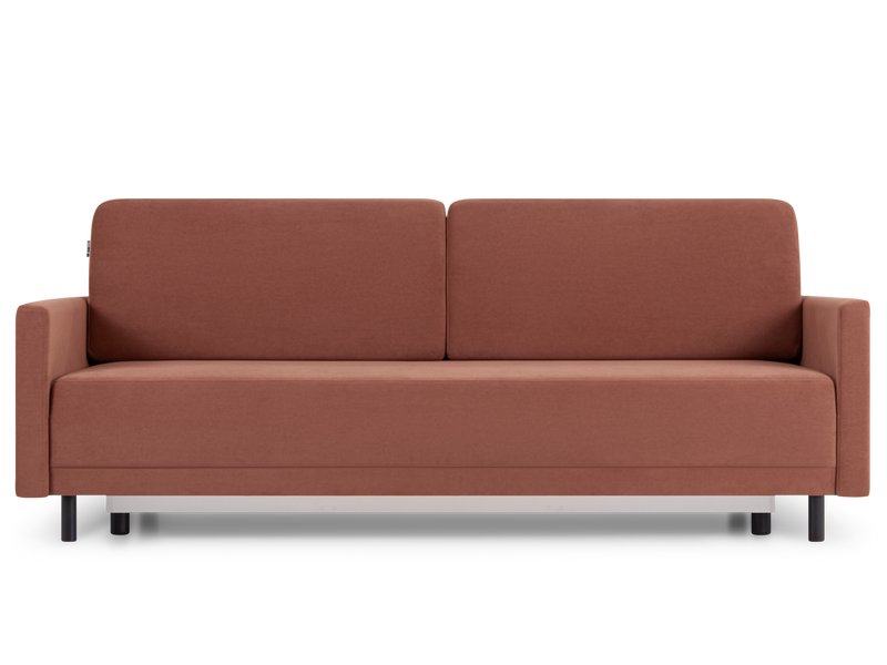 Диван прямой Талас Велюр Терракотовый