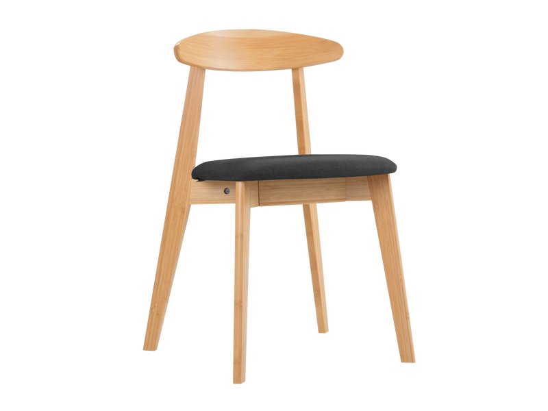 Стул Данмор Рогожка Графитовый/Натуральный