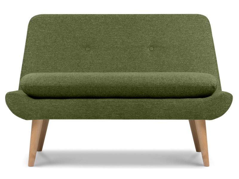 Диван прямой Винси Рогожка Оливковый