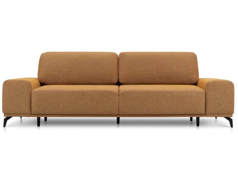 Диван прямой Марей Рогожка Желтый