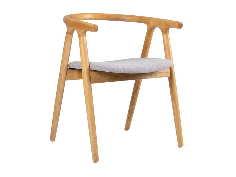 Стул Реймон-1 Рогожка Серый/Натуральный