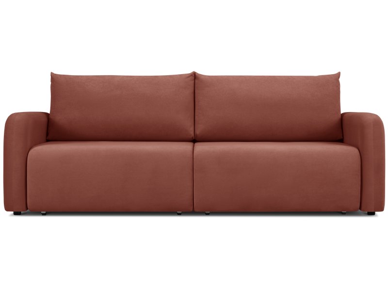 Диван прямой Картос Велюр Терракотовый