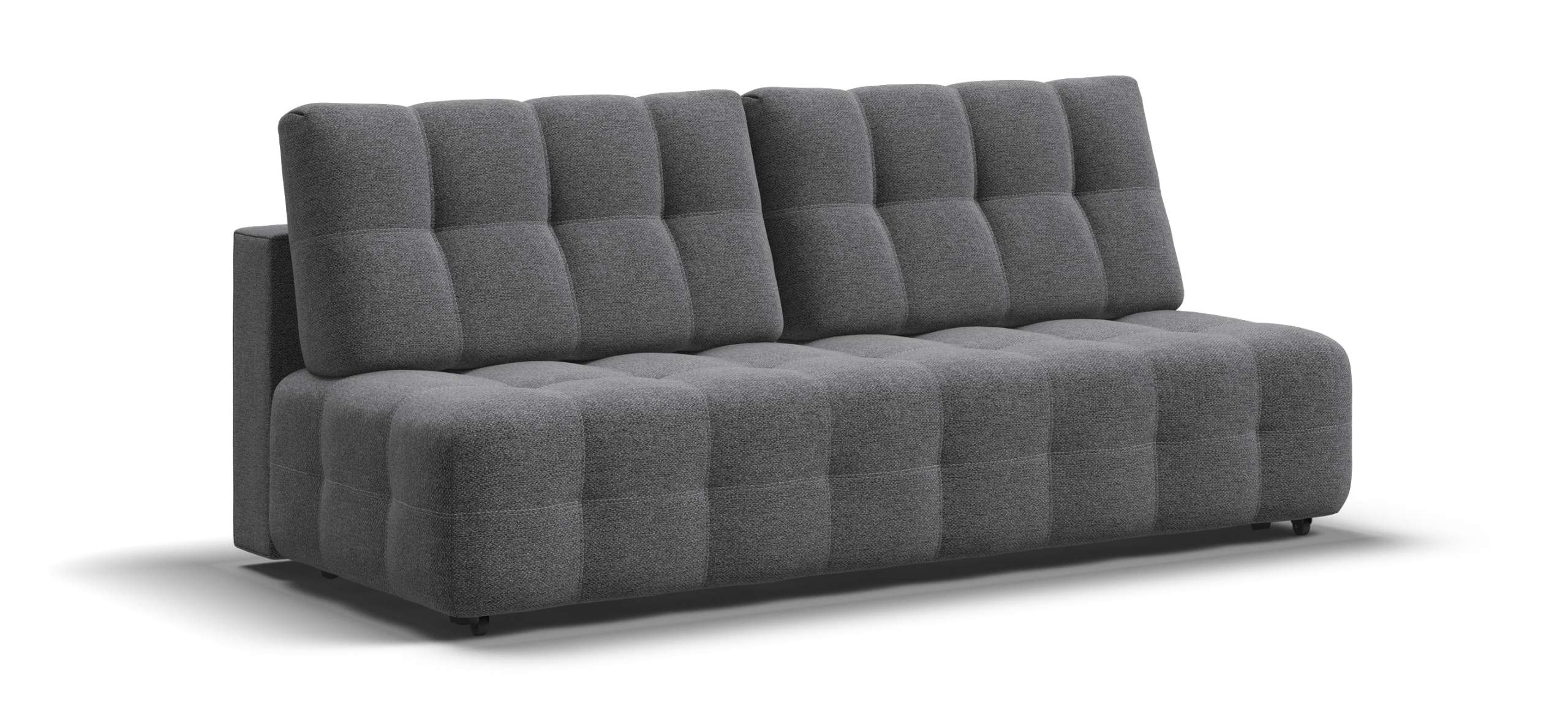 Диван Босс Мини Рогожка Мальмо серый