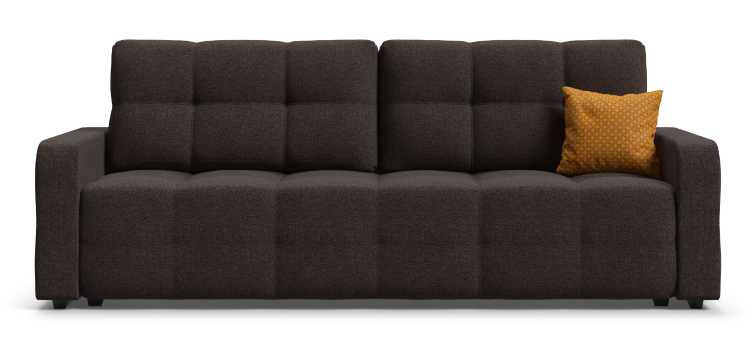 Диван Денди Рогожка Мальмо шоколад