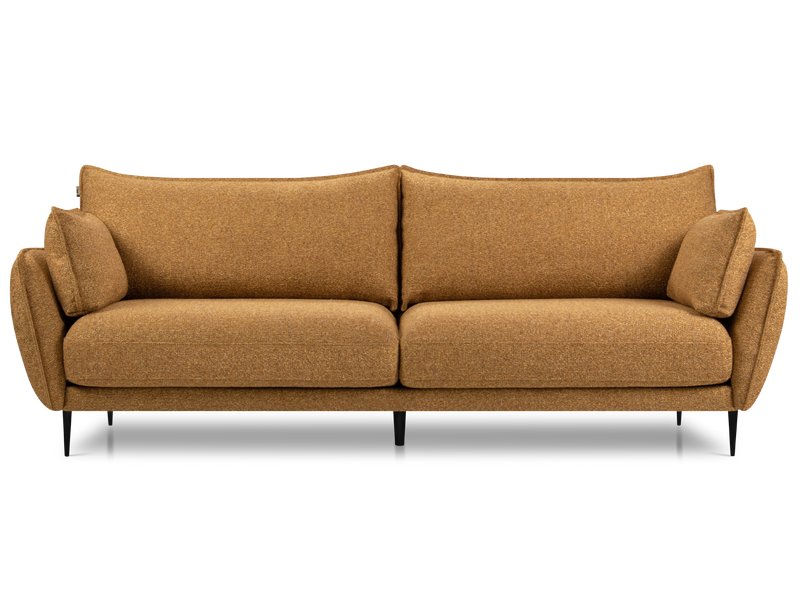 Диван прямой Шилдс Рогожка Желтый